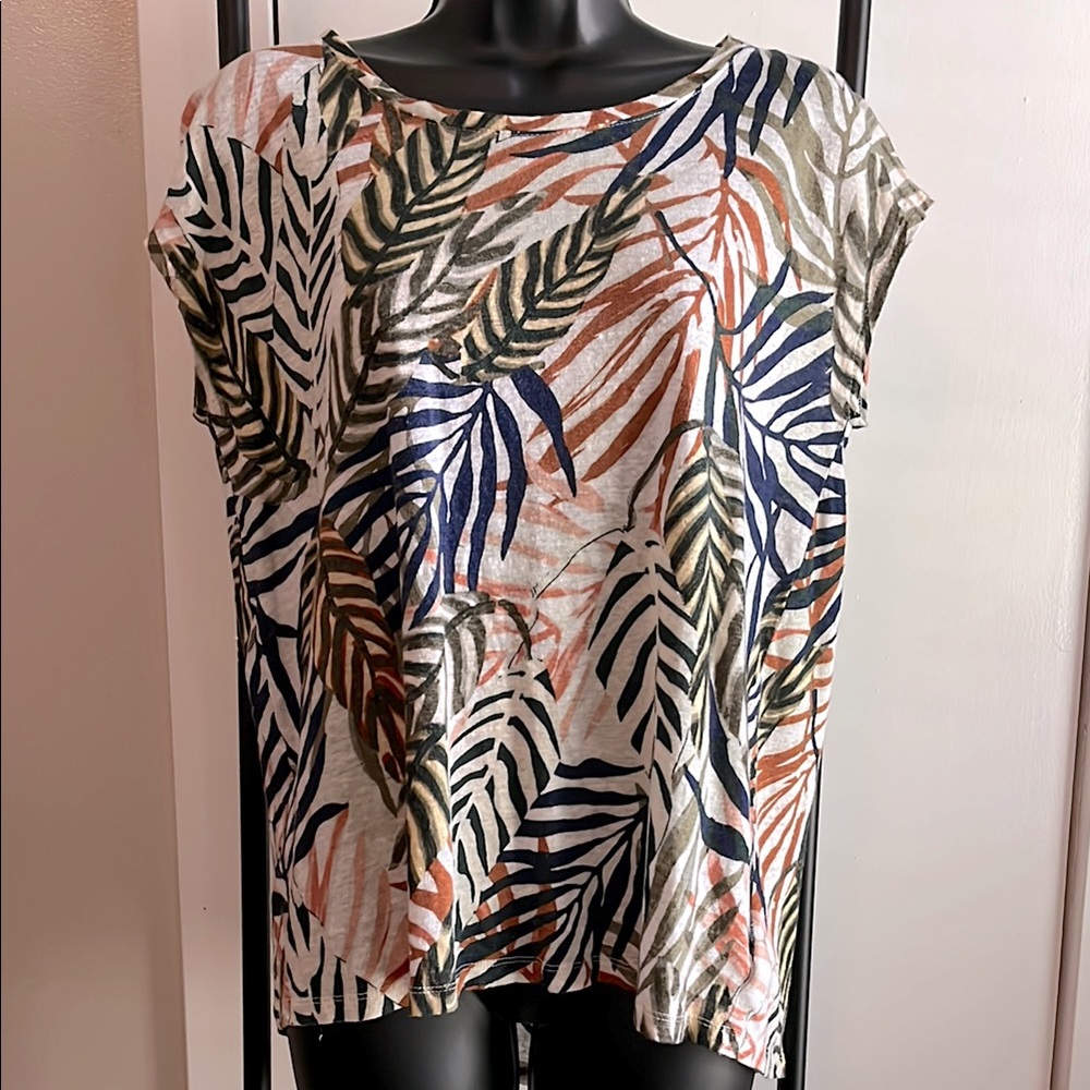 Tahari linen T shirt